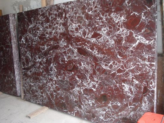 Red & White Marble