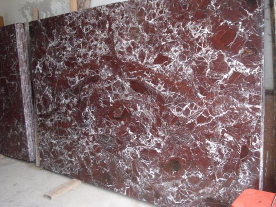 Red & White Marble
